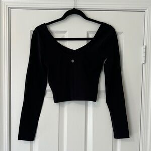 Lululemon Align Long Sleeve Crop Shirt